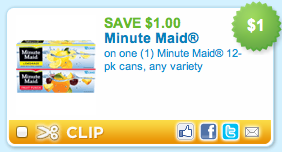 Minute Maid cans
