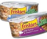 Friskies cat food can