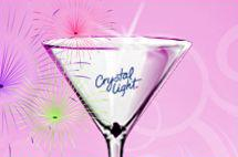 Crystal light glass Crystal light glass
