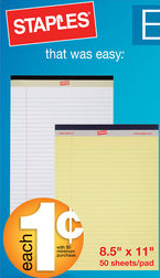 Staples 1 cent sale 7/15