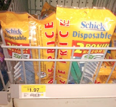 Schick disposable razors walmart