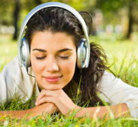 Listening to music