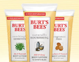 Burt's bees lotion