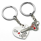 Couples key chain set