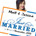 Just married sign