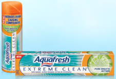 Aquafresh toothpaste